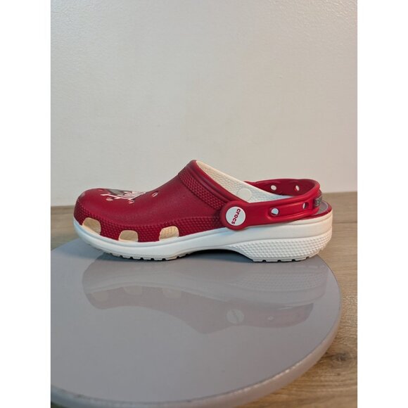 Crocs Ohio State Buckeyes Classic Clogs Red White Shoes Collegiate Size M4 /W6 - Picture 7 of 10